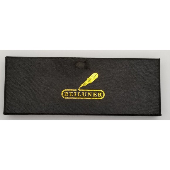 Beiluner pen set, featuring a rosewood pen natural finish boxed unused - Picture 9 of 11